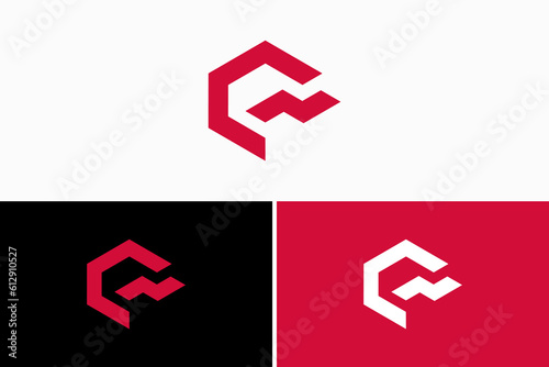 letter CN logo vector premium template