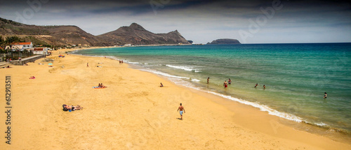 ilha porto santo, portugal, mar oceano praia
