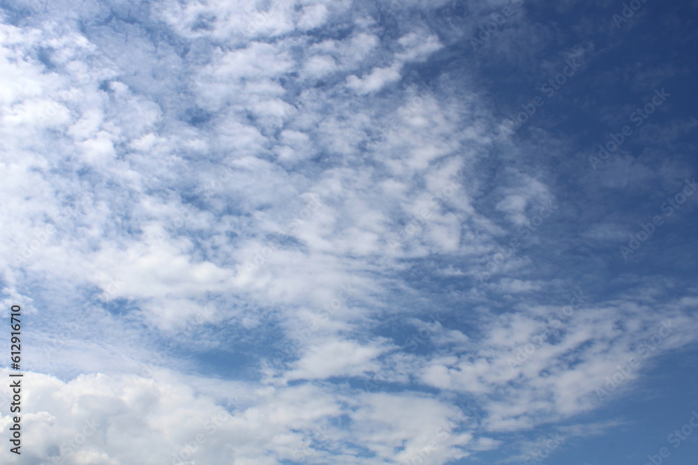 Blue sky background with white clouds. Blue sky background with white clouds.