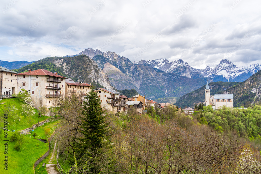 City of Valle di Cadore view in Italy
