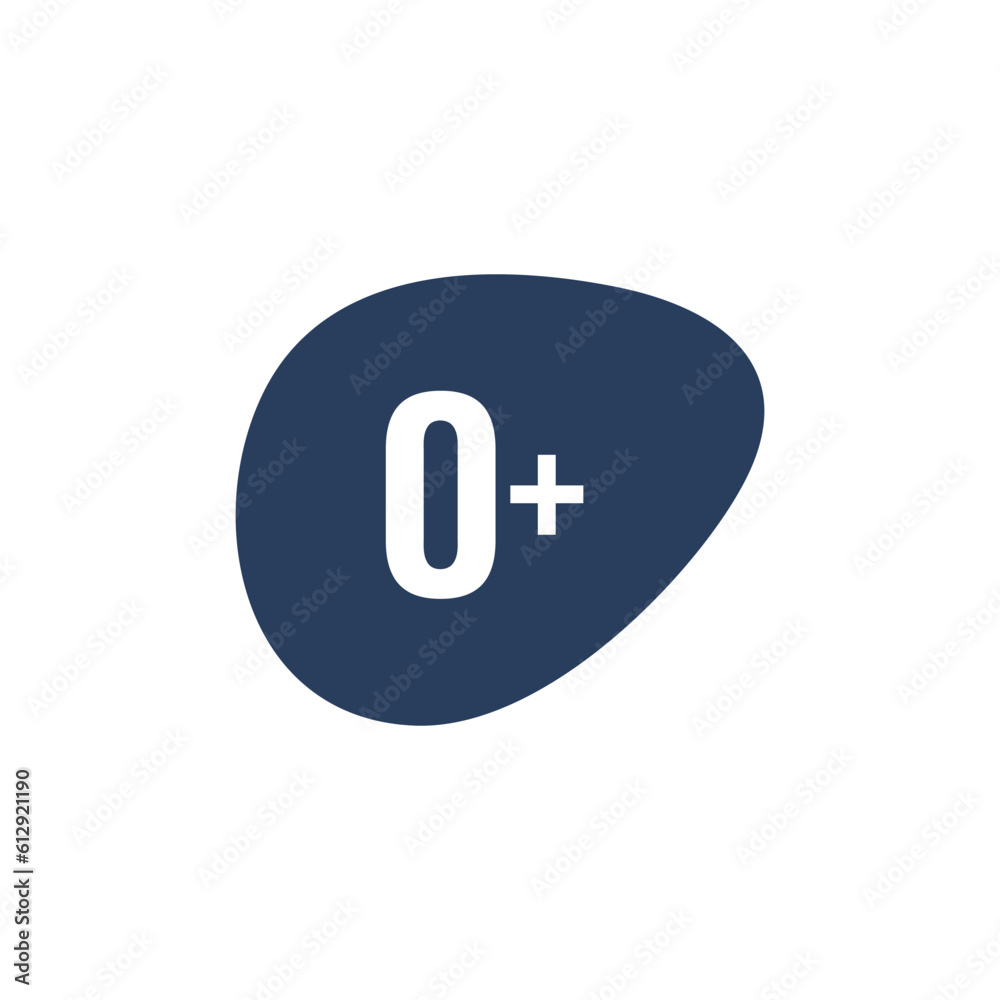Age Restrictions Limit Sign Icon Template Age Restrictions Limit Sign Icon Template