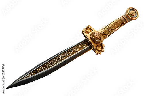 Medieval fantasy arabic dagger, Generative-AI