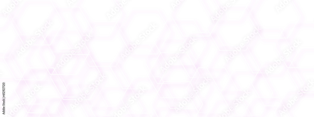 Abstract white and grey seamless hexagon pattern background. Abstract hexagonal concept technology background. Vector Illustration