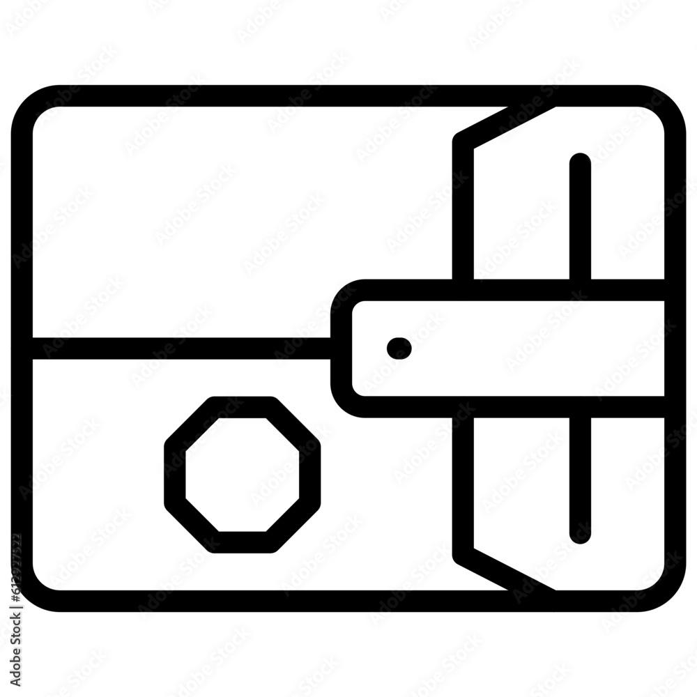 Obraz premium Wallet Icon style