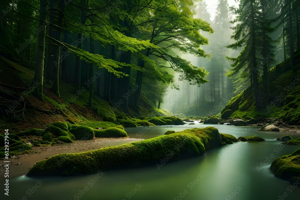 waterfall in the forest