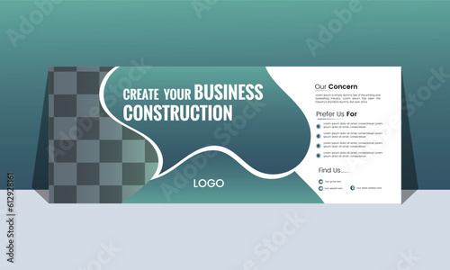 Digital marketing business agency facebook cover or web banner template. Digital business marketing promotion timeline facebook and social media cover template. 