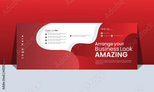 Digital marketing business agency facebook cover or web banner template.