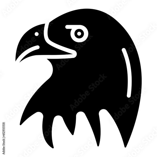 head of a bald eagle