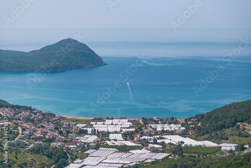 Suluada Island coastal view on the Mediterranean Sea. Antalya, Turkey
 photo