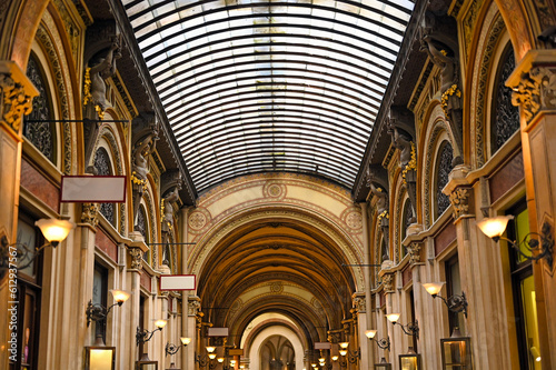 Inside the Ferstel Passage, Palais Ferstel in Vienna Austria