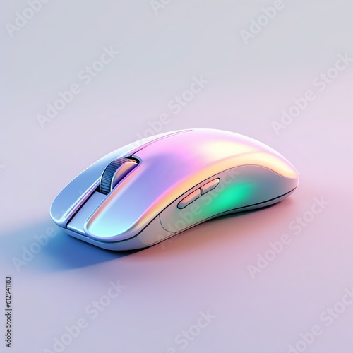 Modern PC mouse. Generative AI © paranoic_fb