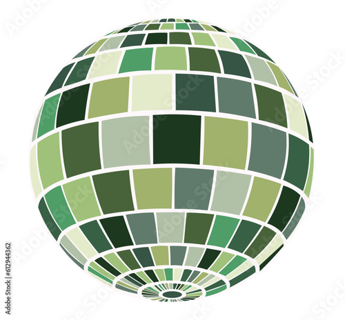 Green Disco Ball