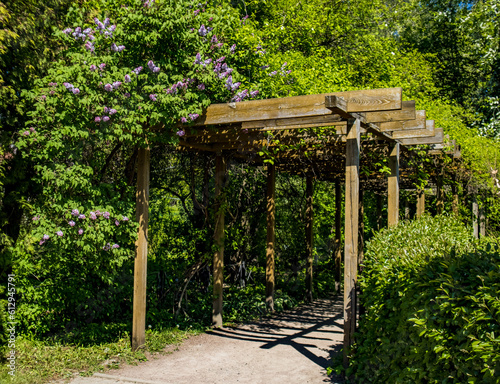 garden shed in the park