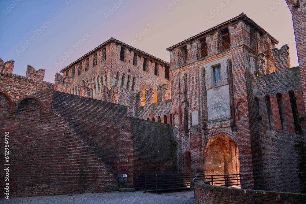 the Sforza fortress of the village of Soncino in the province of the Sforza fortress of the village of Soncino in the province of