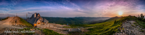 Bieszczady Panorama z Połoniny Wetlińskiej Hasiakowa Skała © Ola i Eryk
