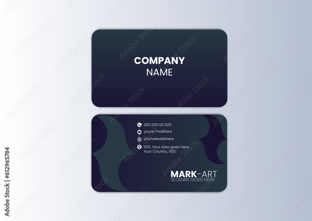 Creative and Clean Business Card Template Design Creative and Clean Business Card Template Design