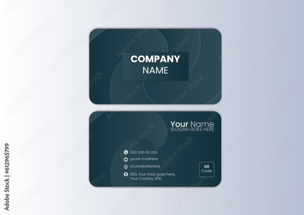 Creative and Clean Business Card Template Design Creative and Clean Business Card Template Design