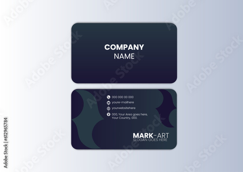 Creative and Clean Business Card Template Design