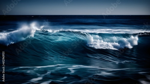 Whirling bliss, mesmerizing ocean waves, dreamy clouds, and serene foam © Ranya Art Studio