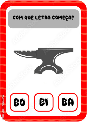 Com que letra começa?