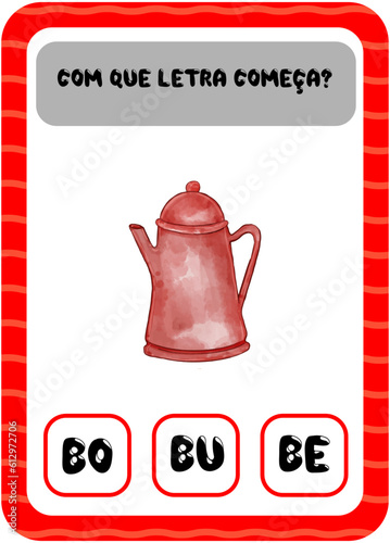 Com que letra começa?
