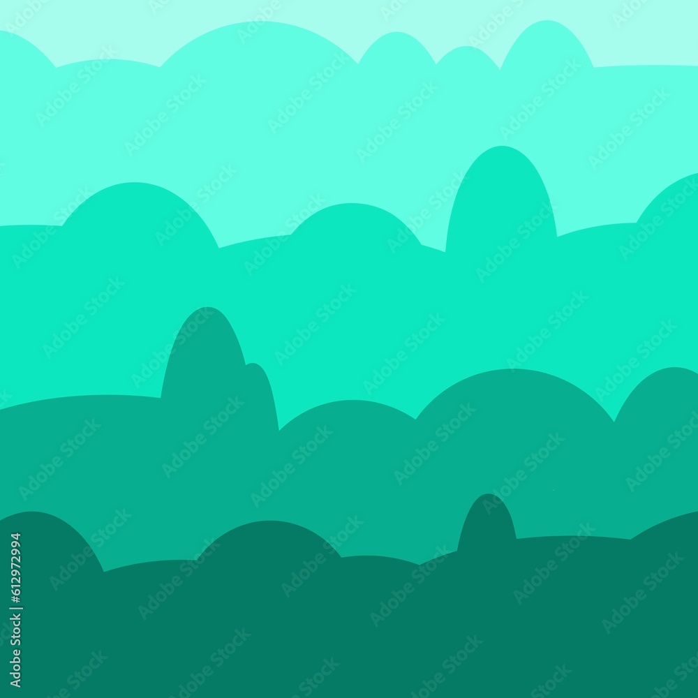 Obraz premium Abstract green gradient background