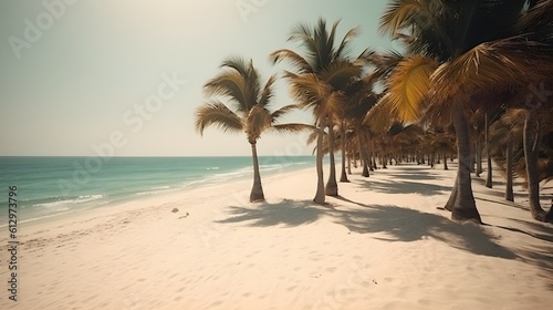 Palmy Trees and a Sandy Beach Unveil a Hidden Paradise