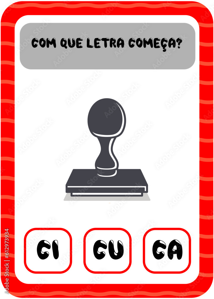 Jogo com que letra começa: C