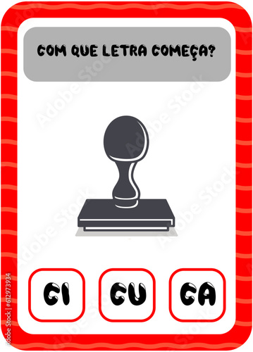 Jogo com que letra começa: C