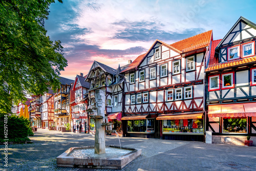 Fototapeta Naklejka Na Ścianę i Meble -  Altstadt von Bad Sooden Allendorf, Deutschland 