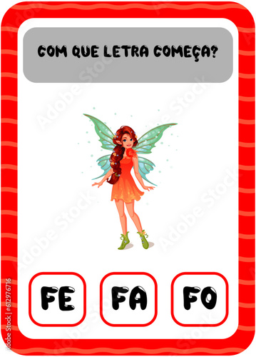 Com que letra começa: F