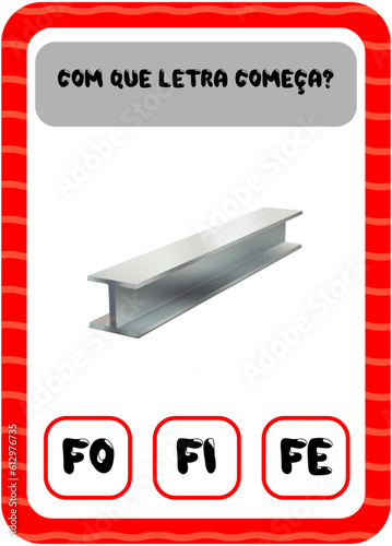 Com que letra começa: F