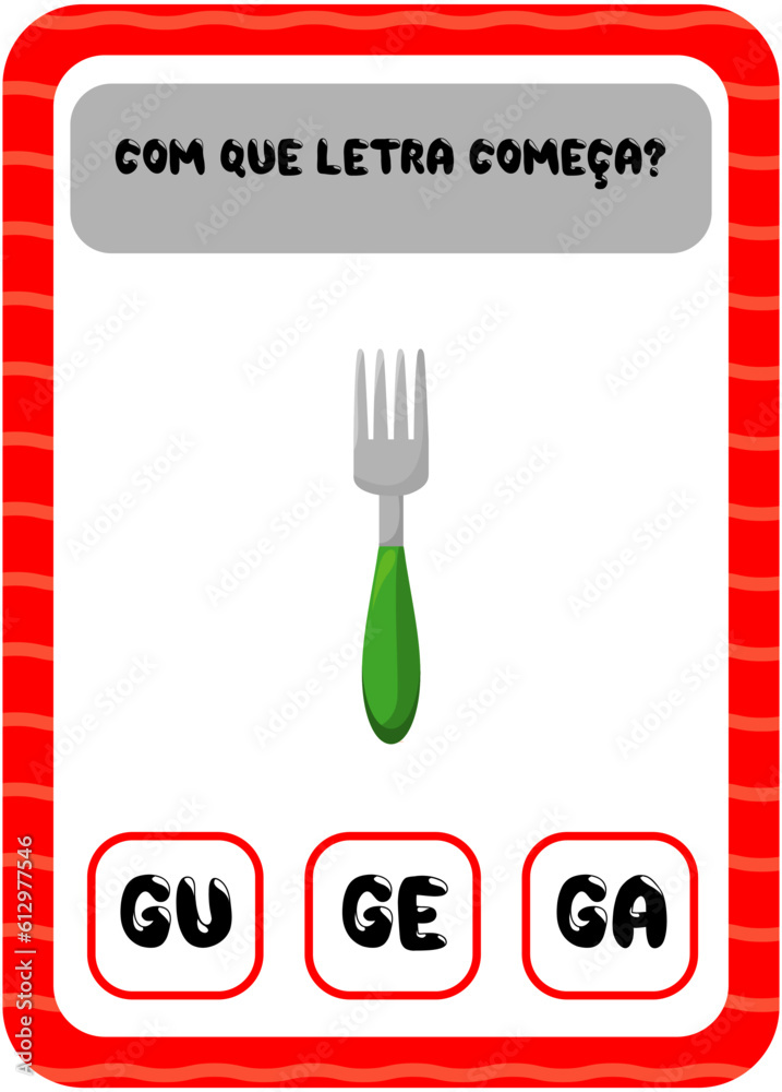 Com que letra começa: G