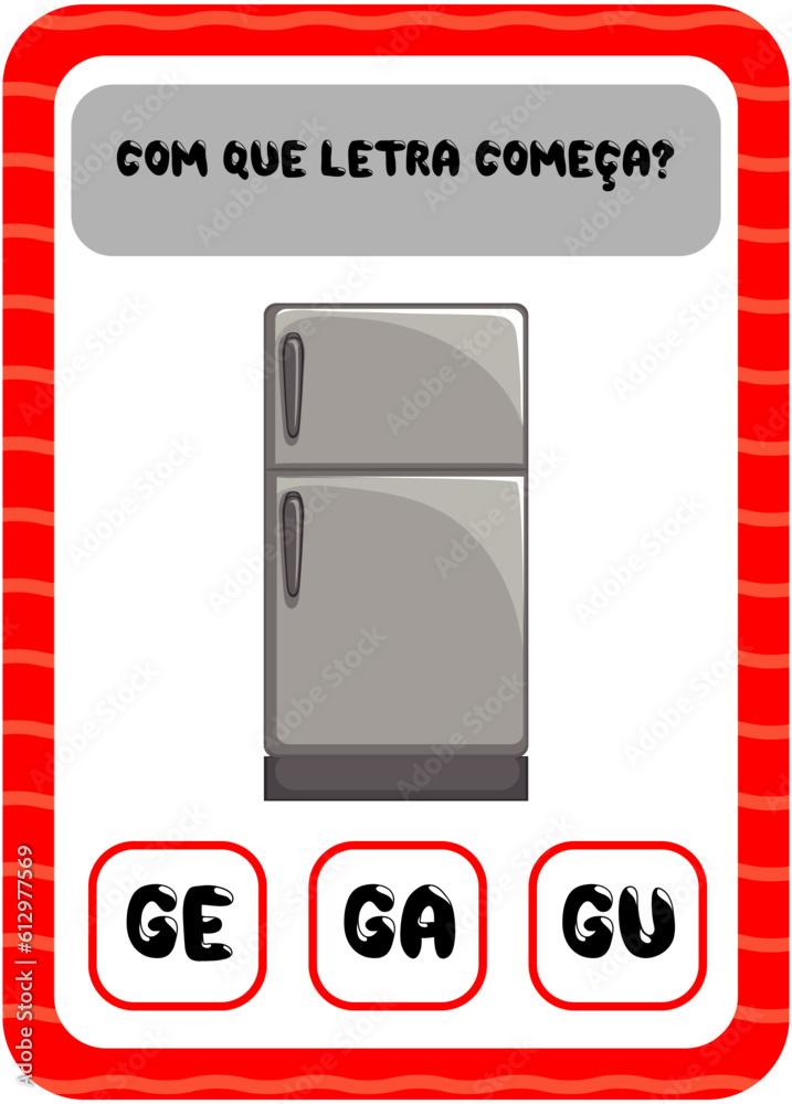 Com que letra começa: G