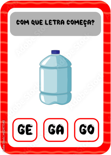 Com que letra começa: G
