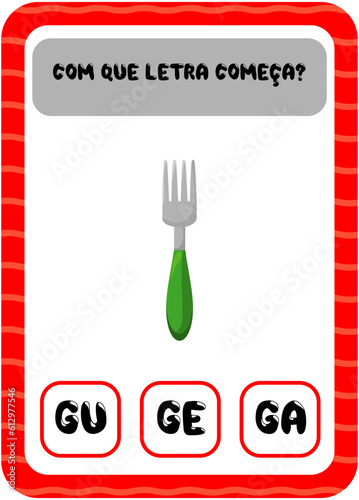 Com que letra começa: G