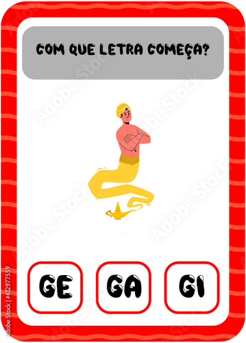 Com que letra começa: G