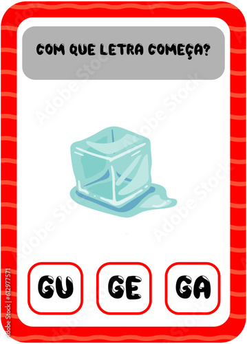 Com que letra começa: G