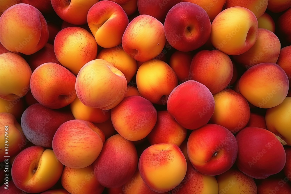 Top Down view of a Pie made of Peaches, Vivid Colors, Studio Photography, Commercial Shot. Generative AI.
Top Down view of a Pie made of Peaches, Vivid Colors, Studio Photography, Commercial Shot. Generative AI.