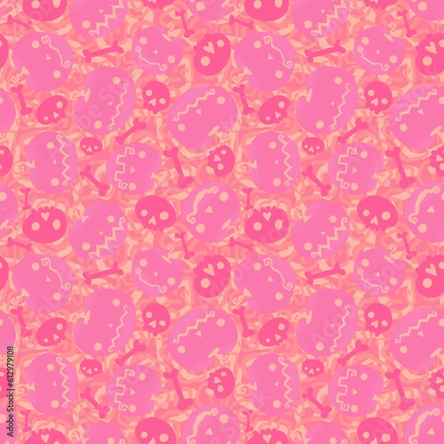 Halloween seamless pumpkins pattern for fabrics and wrapping paper and clothes print