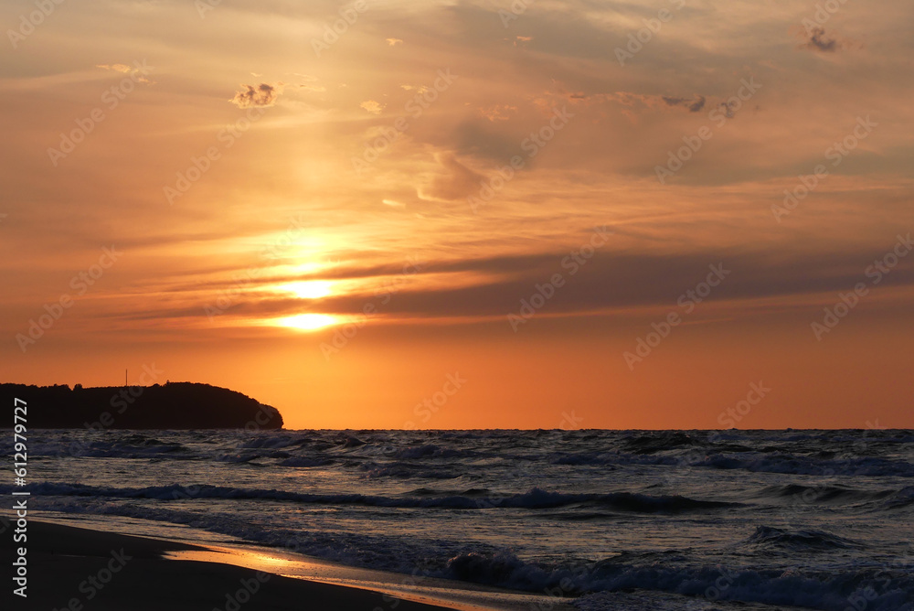 Sunset on the Baltic Sea, Poland