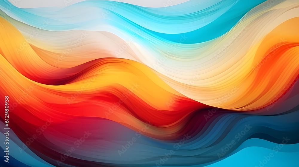 Abstract colorful wave background for design.