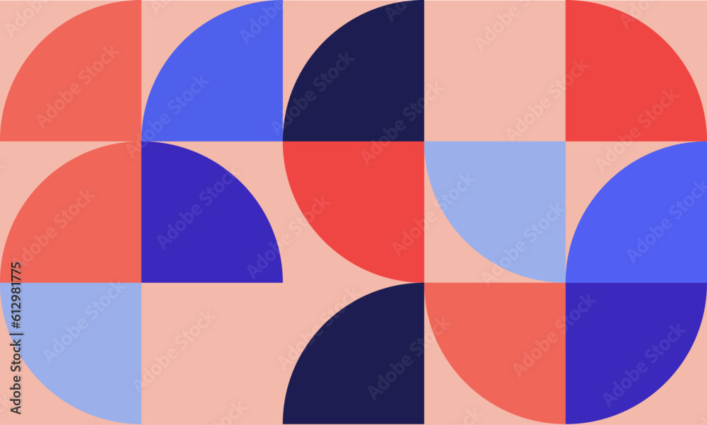 Colorful Geometric Vector Pattern Design. Colorful Geometric Background