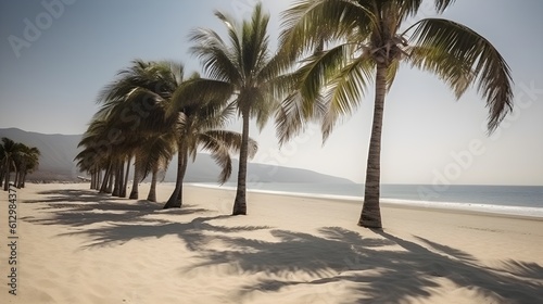 Palmy Trees and a Sandy Beach Create a True Paradise