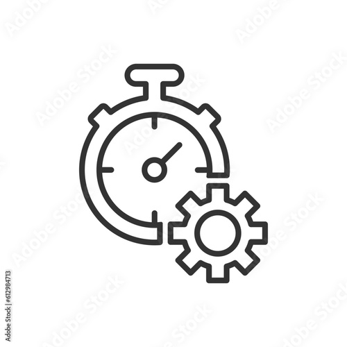 Optimization Icon - Timer Setting Icon