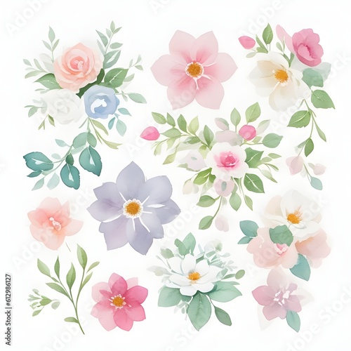 seamless floral pattern © هيثم الخضراوي