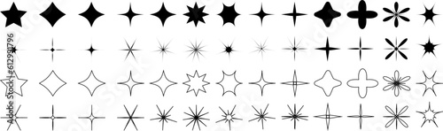 Shine sparkle icon. Vector blink star for logo  sparkle clipart 