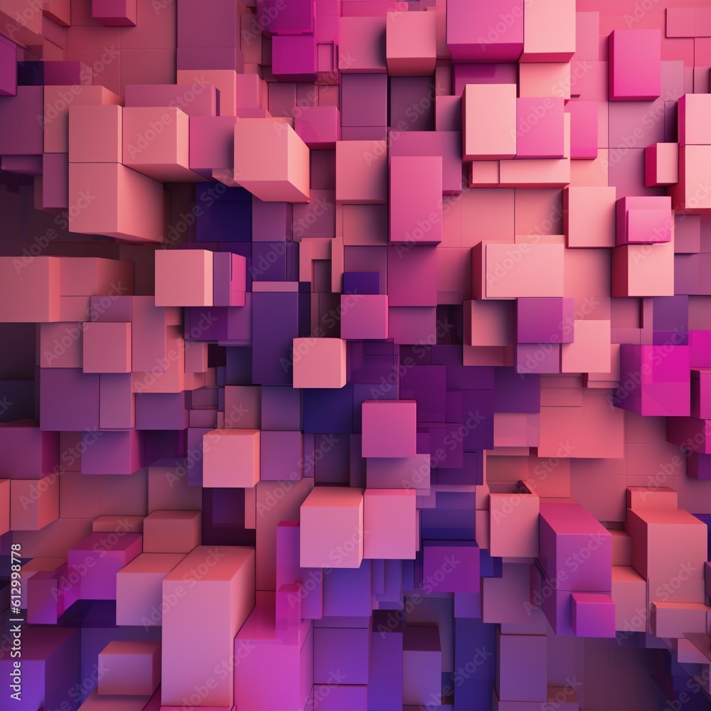 Overlapping Rectangles in Shades of Purple and Pink Overlapping Rectangles in Shades of Purple and Pink