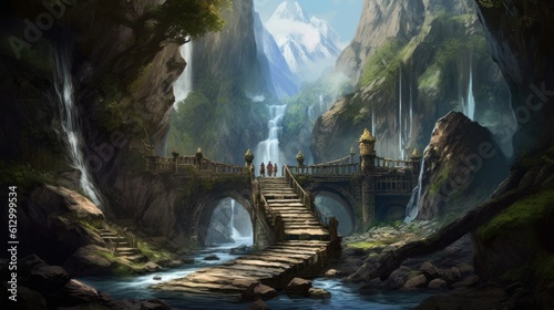 MMORPG game art environment