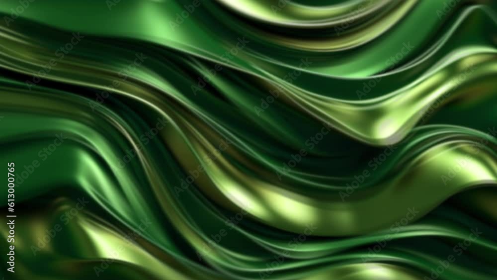 animation of abstract green waves. animation of abstract green waves.